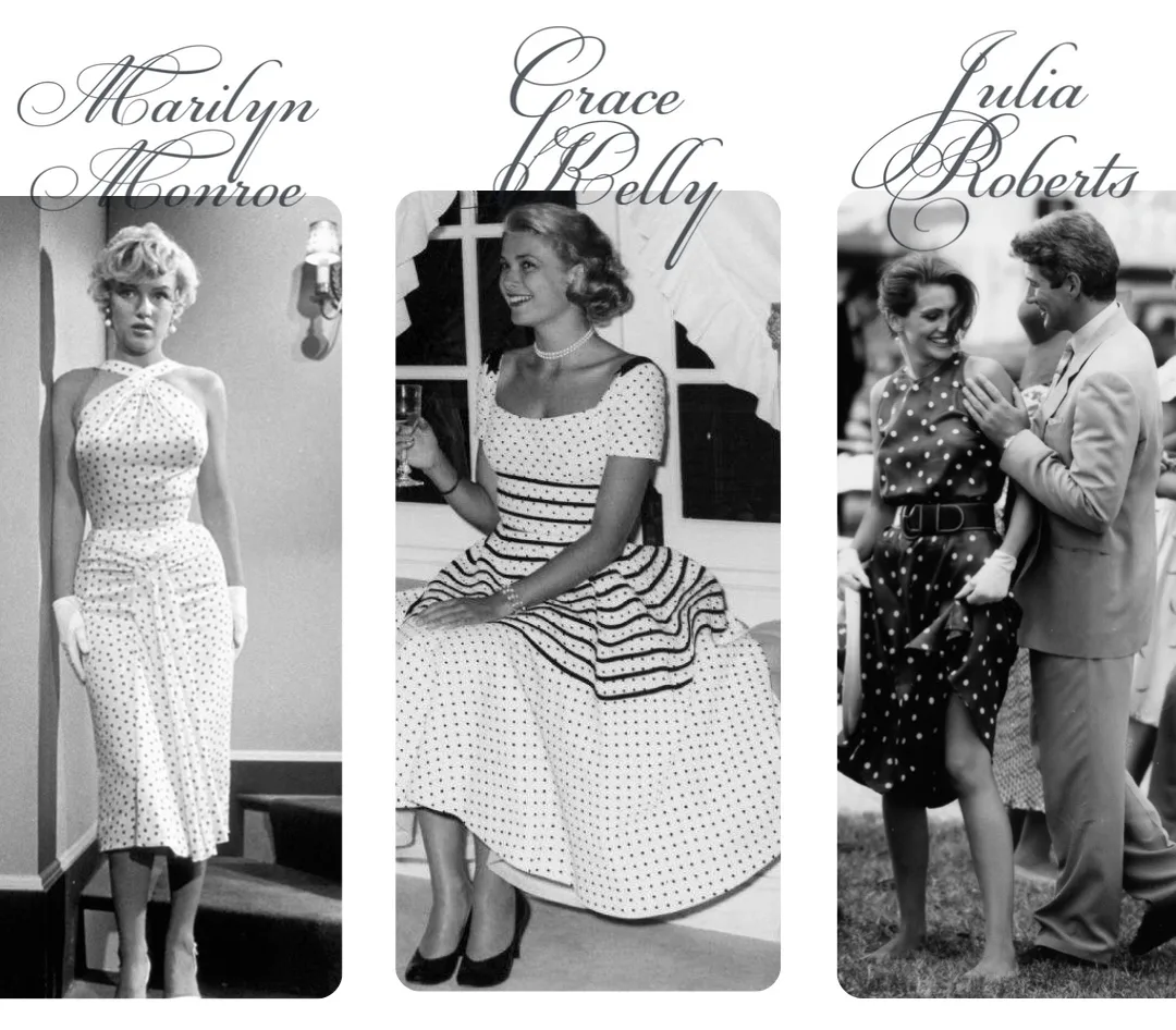 Marilyn Monroe, Grace Kelly, Julia Roberts