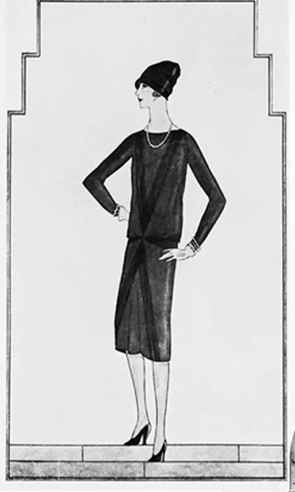 Coco Chanel, эскиз 1926
